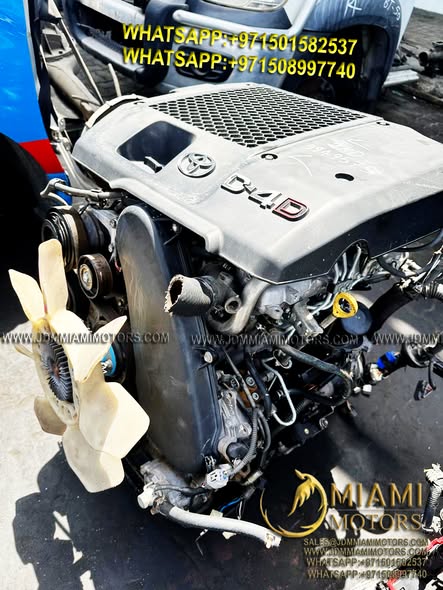 Toyota 2KD 2.5L used engine